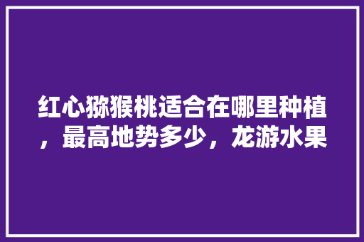 红心猕猴桃适合在哪里种植，最高地势多少，龙游水果种植前景如何。 红心猕猴桃适合在哪里种植，最高地势多少，龙游水果种植前景如何。 水果种植