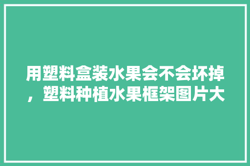 用塑料盒装水果会不会坏掉，塑料种植水果框架图片大全。 用塑料盒装水果会不会坏掉，塑料种植水果框架图片大全。 家禽养殖