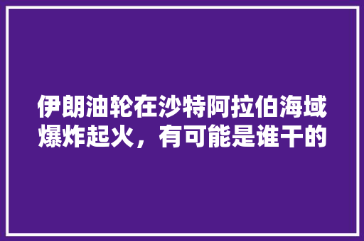 伊朗油轮在沙特阿拉伯海域爆炸起火，有可能是谁干的，土耳其水果种植技术视频讲解。 伊朗油轮在沙特阿拉伯海域爆炸起火，有可能是谁干的，土耳其水果种植技术视频讲解。 蔬菜种植