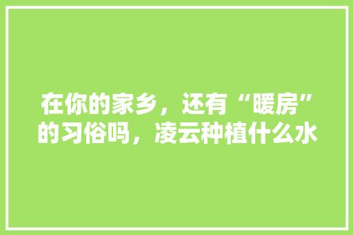 在你的家乡，还有“暖房”的习俗吗，凌云种植什么水果最多呢。 在你的家乡，还有“暖房”的习俗吗，凌云种植什么水果最多呢。 畜牧养殖