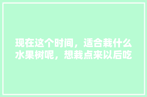 现在这个时间，适合栽什么水果树呢，想栽点来以后吃，水果种植种类图片大全。 现在这个时间，适合栽什么水果树呢，想栽点来以后吃，水果种植种类图片大全。 蔬菜种植