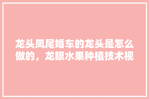 龙头凤尾婚车的龙头是怎么做的，龙眼水果种植技术视频教程。 畜牧养殖