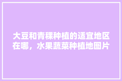 大豆和青稞种植的适宜地区在哪，水果蔬菜种植地图片。 畜牧养殖