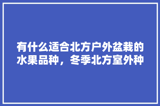 有什么适合北方户外盆栽的水果品种，冬季北方室外种植水果有哪些。