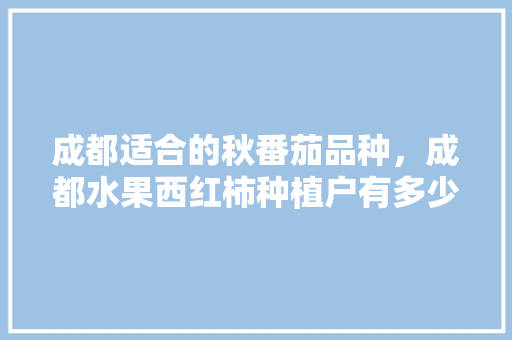 成都适合的秋番茄品种，成都水果西红柿种植户有多少。 水果种植