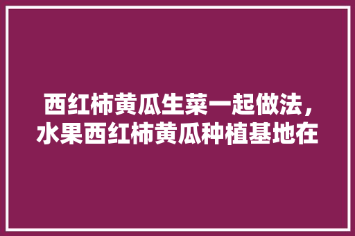 西红柿黄瓜生菜一起做法，水果西红柿黄瓜种植基地在哪里。