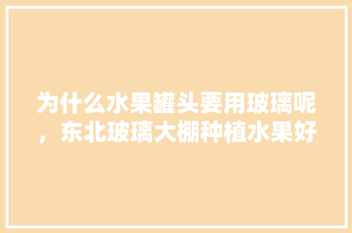 为什么水果罐头要用玻璃呢，东北玻璃大棚种植水果好吗。