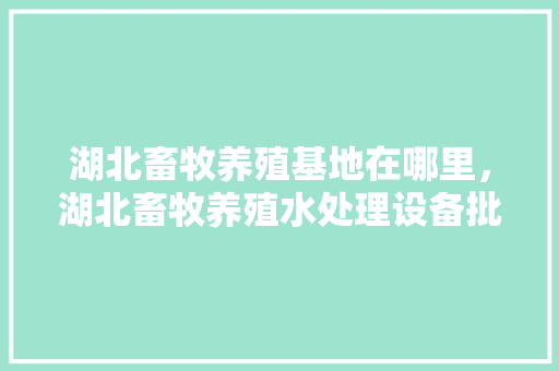 湖北畜牧养殖基地在哪里，湖北畜牧养殖水处理设备批发。 湖北畜牧养殖基地在哪里，湖北畜牧养殖水处理设备批发。 畜牧养殖