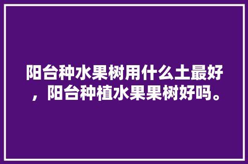 阳台种水果树用什么土最好，阳台种植水果果树好吗。 阳台种水果树用什么土最好，阳台种植水果果树好吗。 蔬菜种植