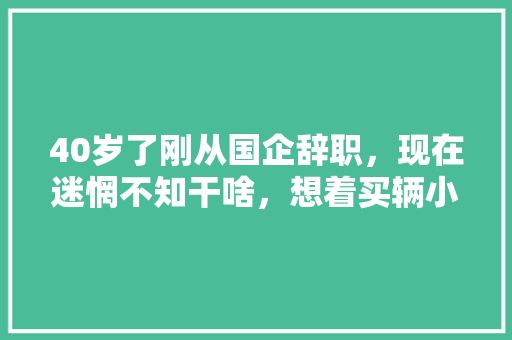 40岁了刚从国企辞职，现在迷惘不知干啥，想着买辆小货车卖水果怎么样，国企进军水果种植企业有哪些。 家禽养殖