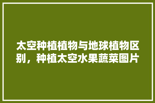 太空种植植物与地球植物区别，种植太空水果蔬菜图片。 畜牧养殖