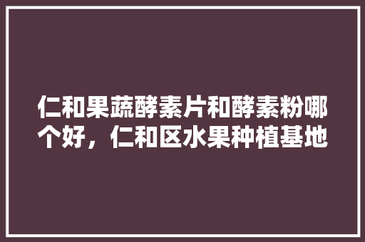 仁和果蔬酵素片和酵素粉哪个好，仁和区水果种植基地。 家禽养殖