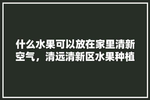 什么水果可以放在家里清新空气，清远清新区水果种植园在哪里。 家禽养殖