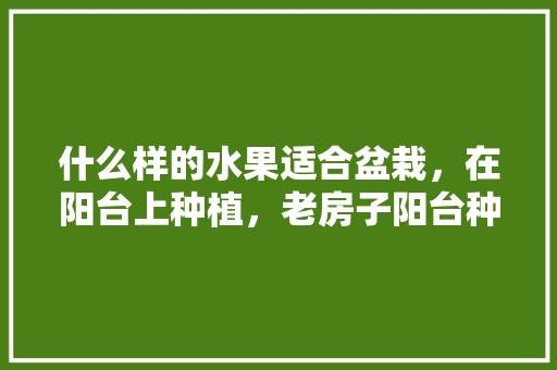 什么样的水果适合盆栽，在阳台上种植，老房子阳台种植水果好吗。 家禽养殖