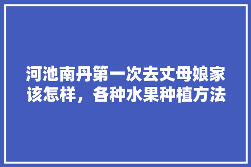 河池南丹第一次去丈母娘家该怎样，各种水果种植方法。 河池南丹第一次去丈母娘家该怎样，各种水果种植方法。 蔬菜种植