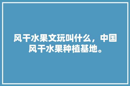 风干水果文玩叫什么，中国风干水果种植基地。 风干水果文玩叫什么，中国风干水果种植基地。 水果种植