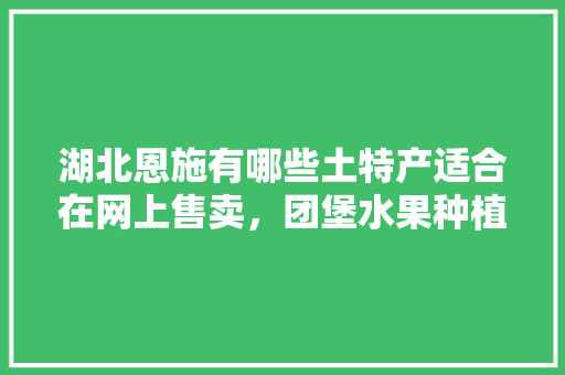 湖北恩施有哪些土特产适合在网上售卖，团堡水果种植面积多少亩。 湖北恩施有哪些土特产适合在网上售卖，团堡水果种植面积多少亩。 蔬菜种植