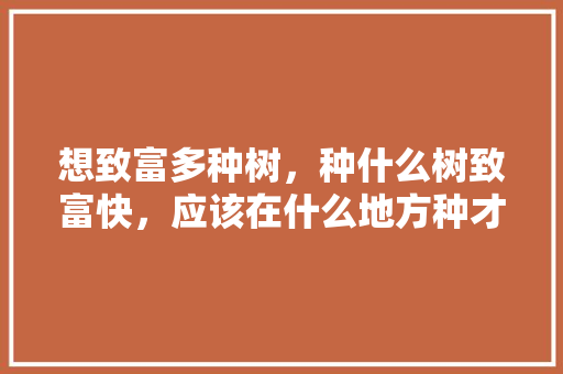 想致富多种树，种什么树致富快，应该在什么地方种才合法，中国种植啥水果挣钱多。 想致富多种树，种什么树致富快，应该在什么地方种才合法，中国种植啥水果挣钱多。 蔬菜种植